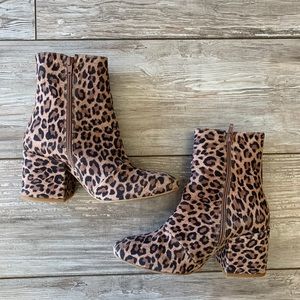 Free People Nicola Leopard Bootie